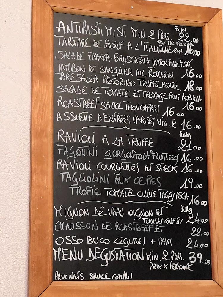 La Maison de Franca Maurizio - Menu Image 1